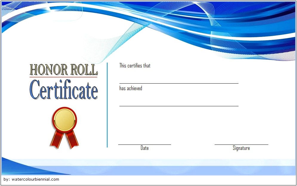 National Honor Society Certificate Template Word