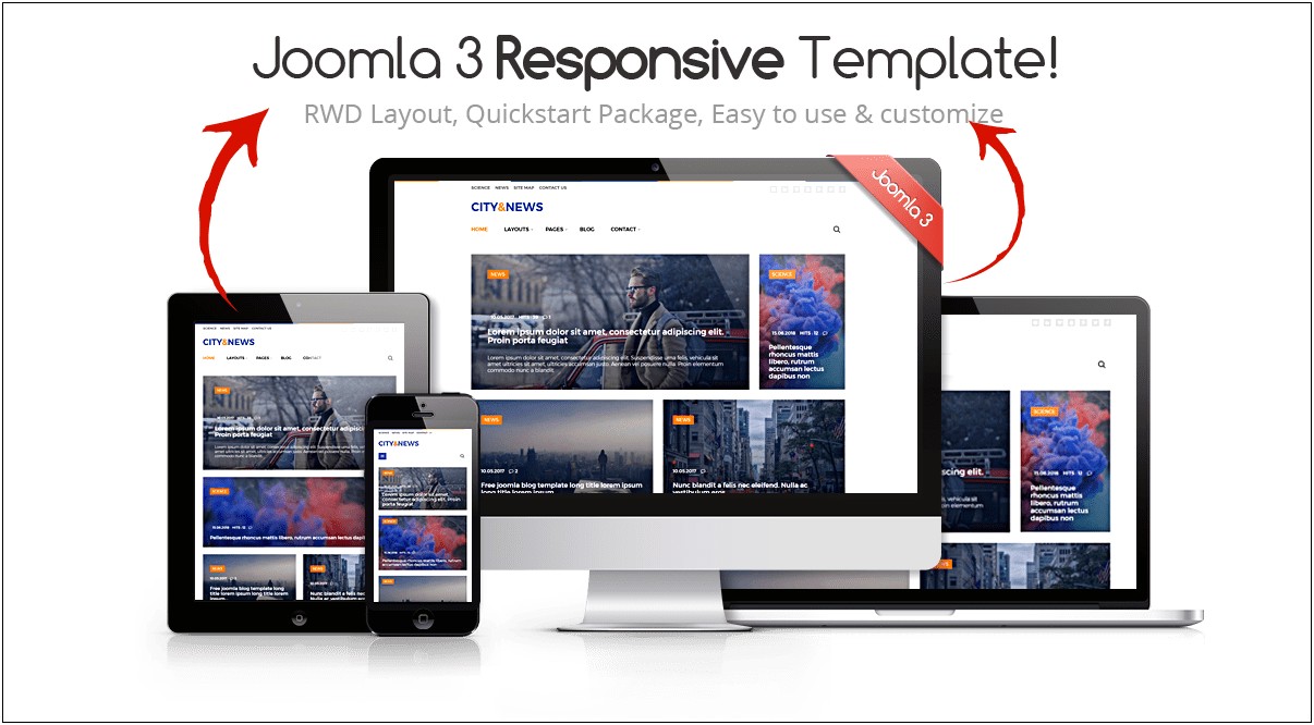News Portal Template Bootstrap Free Download