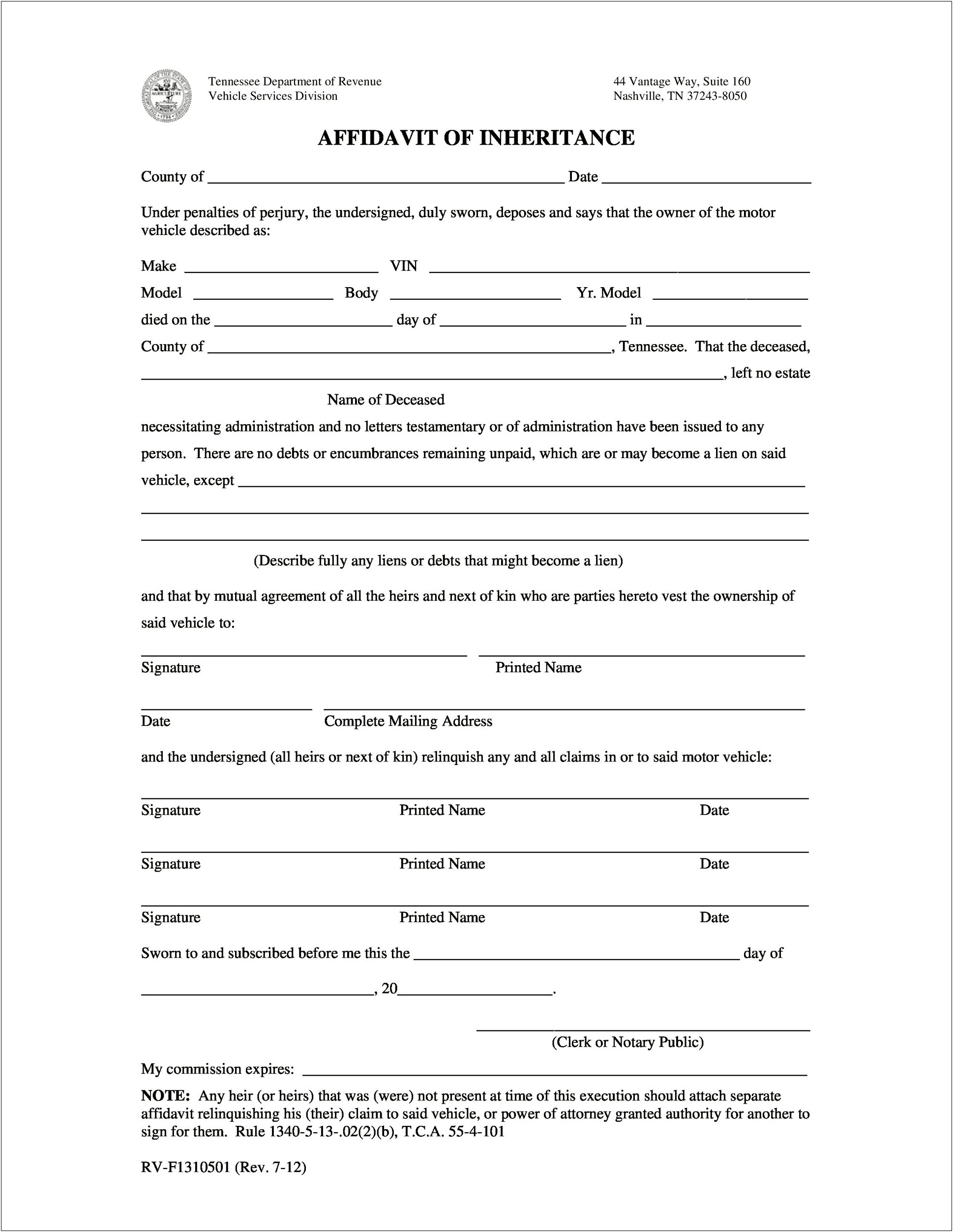 Next Of Kin Form Template In Word