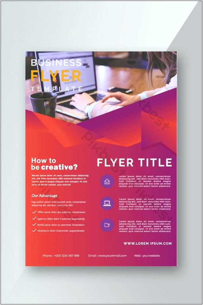 One Page Brochure Templates Free Download