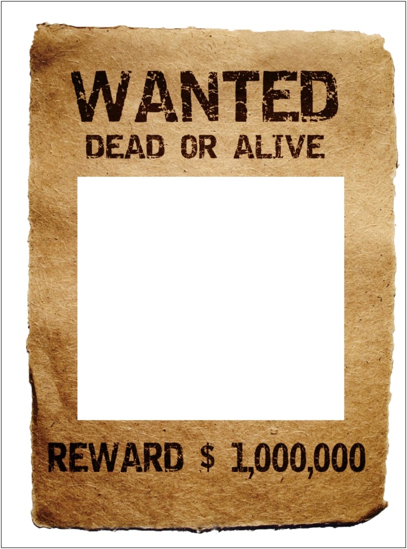 One Piece Wanted Poster Template Download