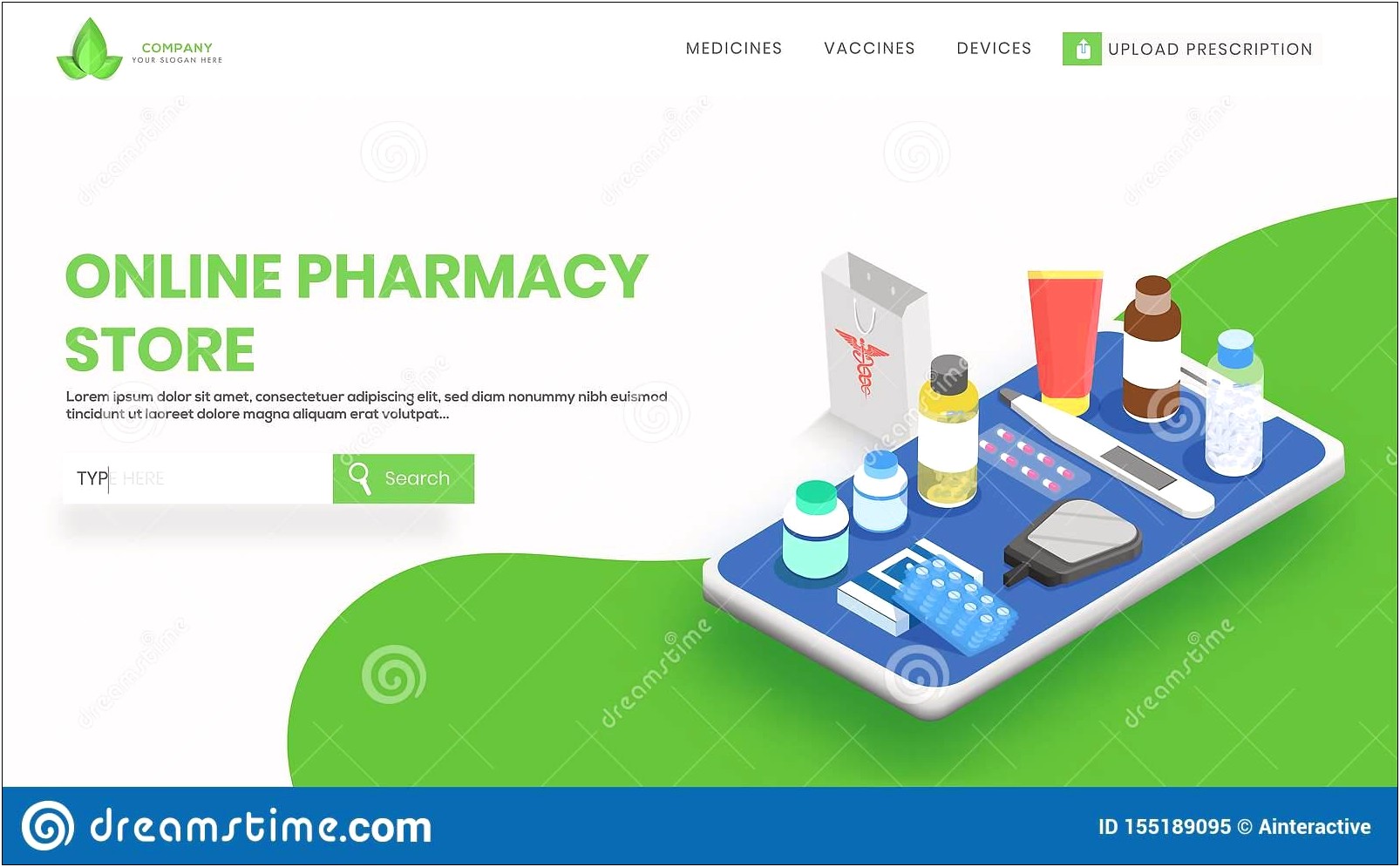 Online Medicine Shopping Templates Free Download