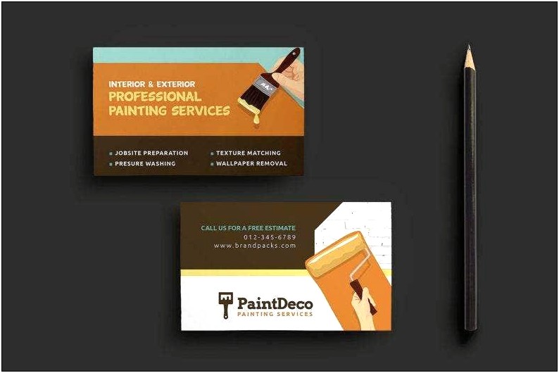 Painter Business Card Template Free Download