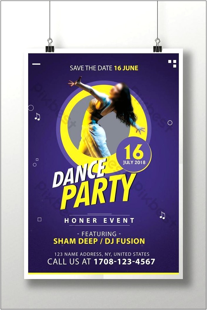 Party Poster Design Templates Free Download