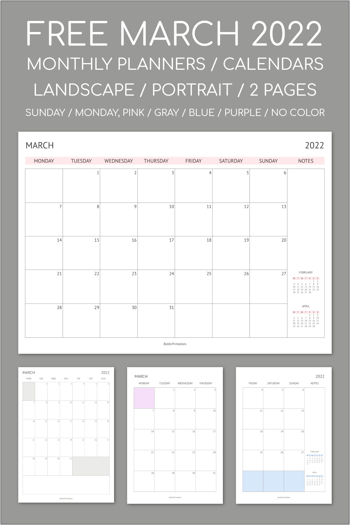 Pdf Calendar Template With Picture Download Any Year