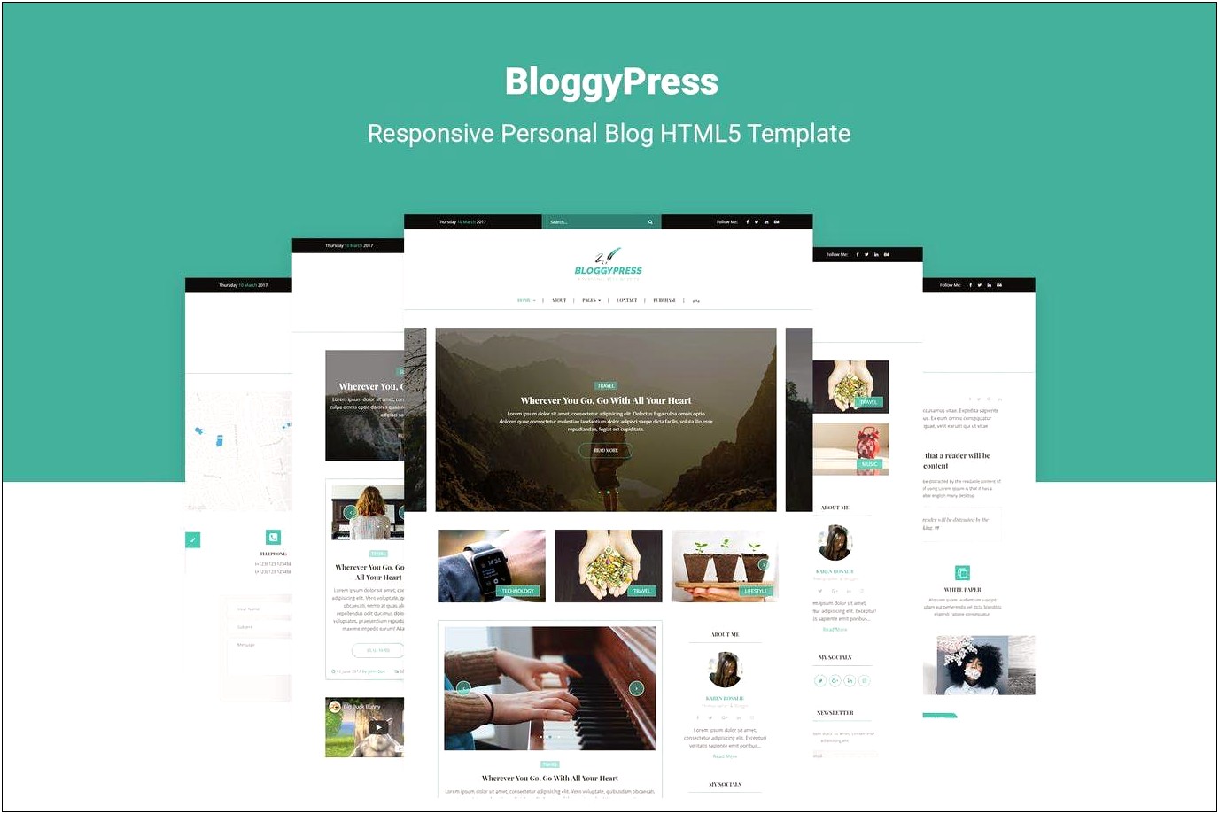 Personal Blog Design Templates Free Download