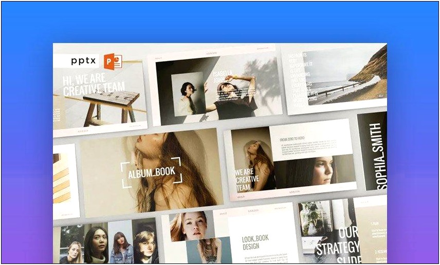 Photo Album Powerpoint Template Free Download