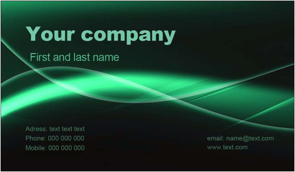 Photoshop Business Card Template Psd Download