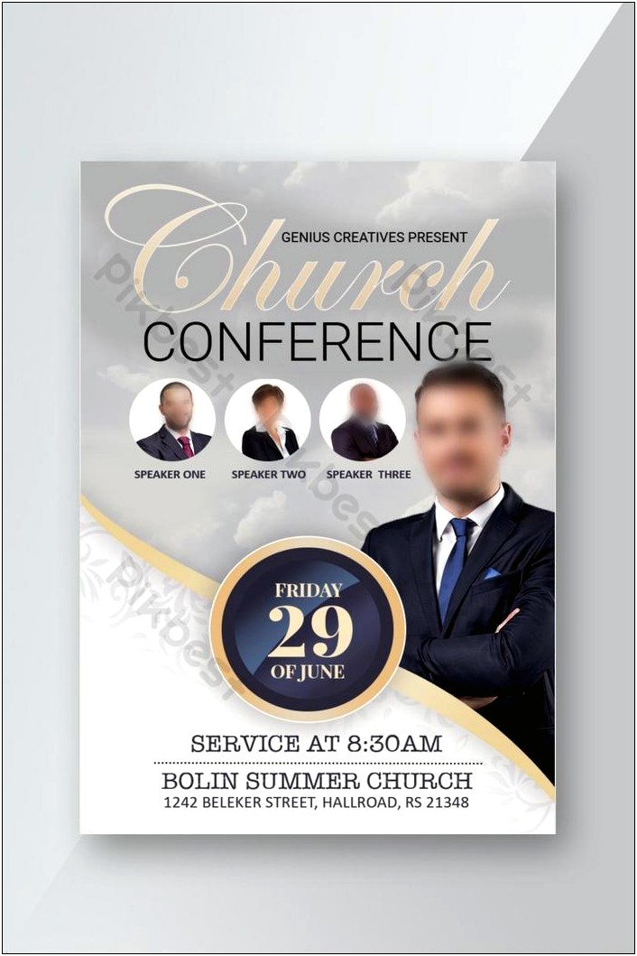 Photoshop Free Templates Conference Psd Download
