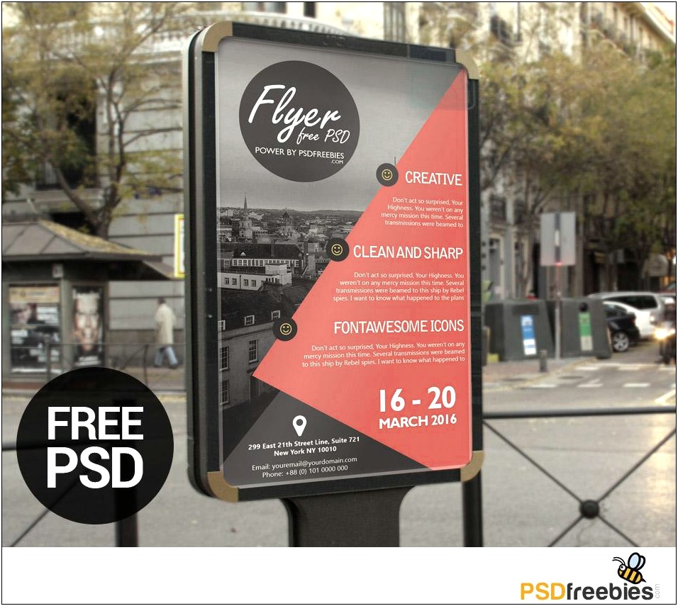 Photoshop Promotional Poster Template Free Download