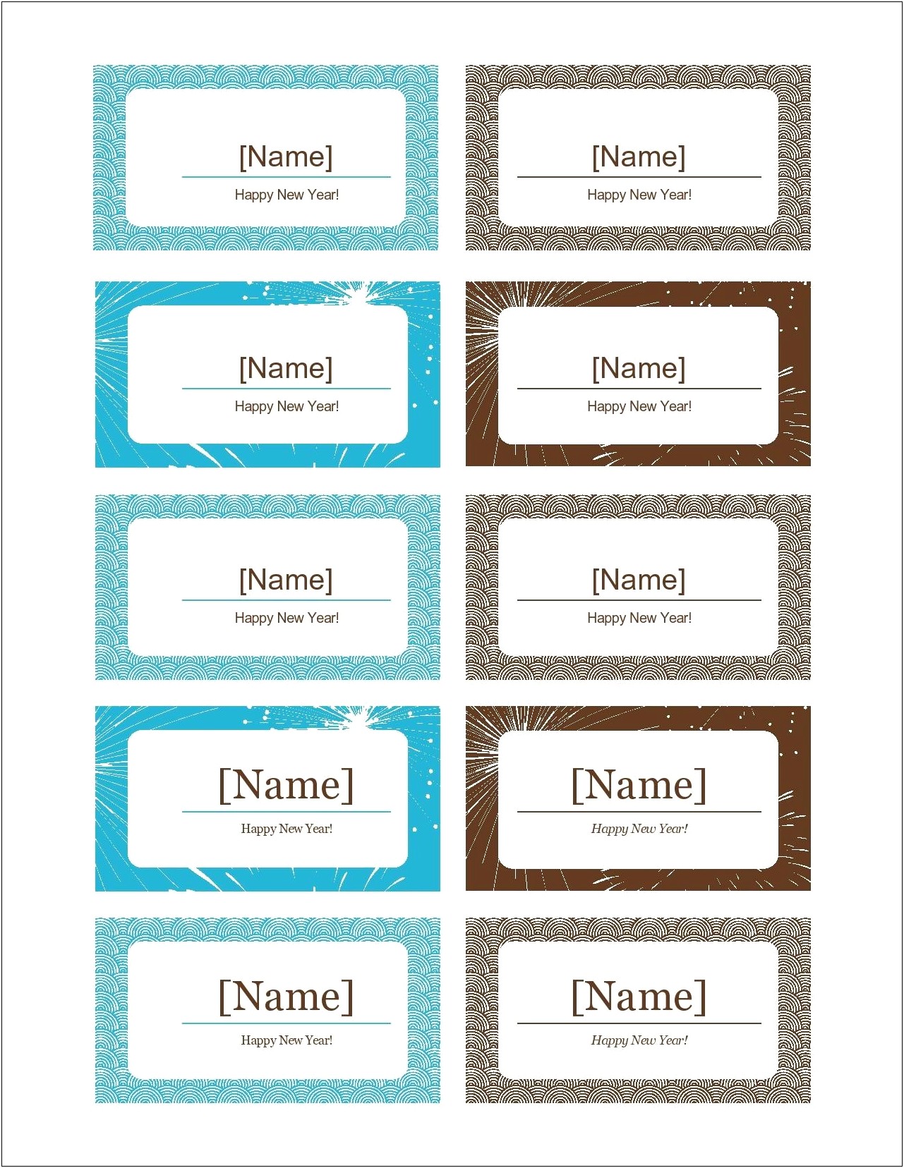 Place Card Template Free Download Uk