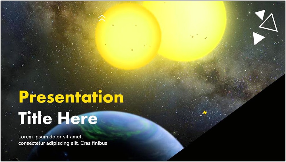 Planet Earth Powerpoint Template Free Download