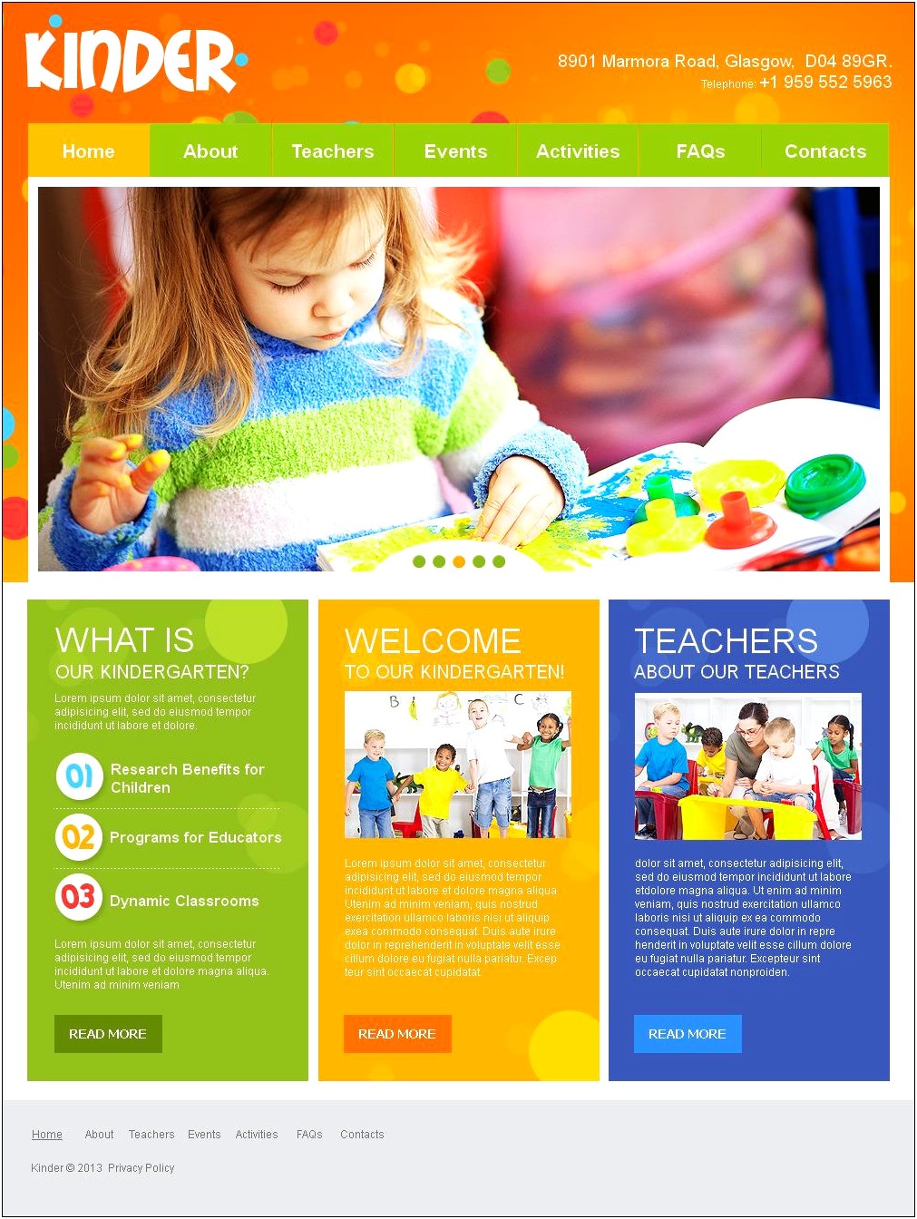Play School Html Templates Free Download