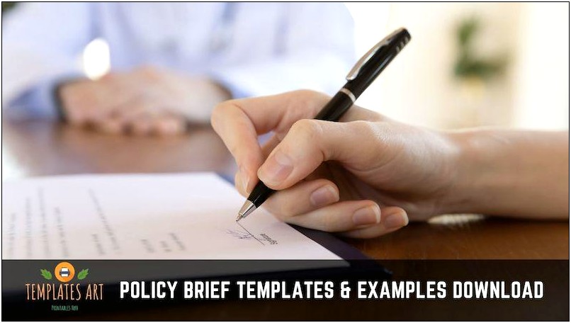 Policy Brief Template Microsoft Word 2013