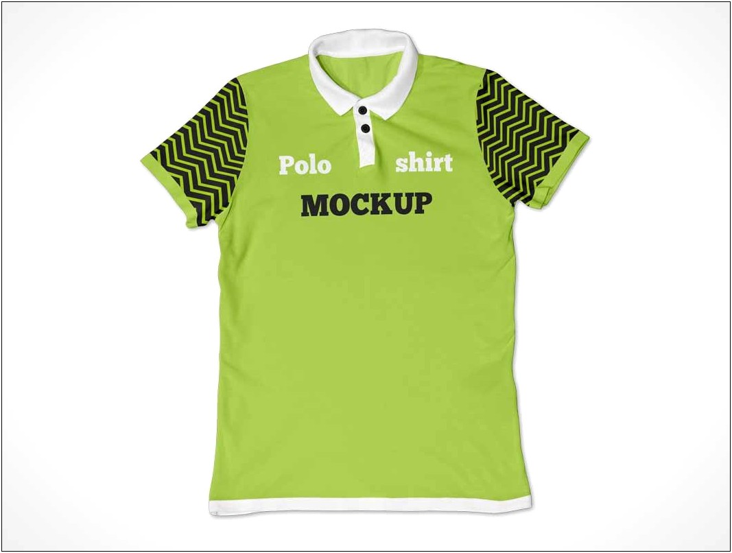 Polo Shirt Template Photoshop Free Download