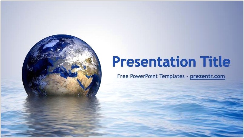 Ppt Templates Free Download Green Earth