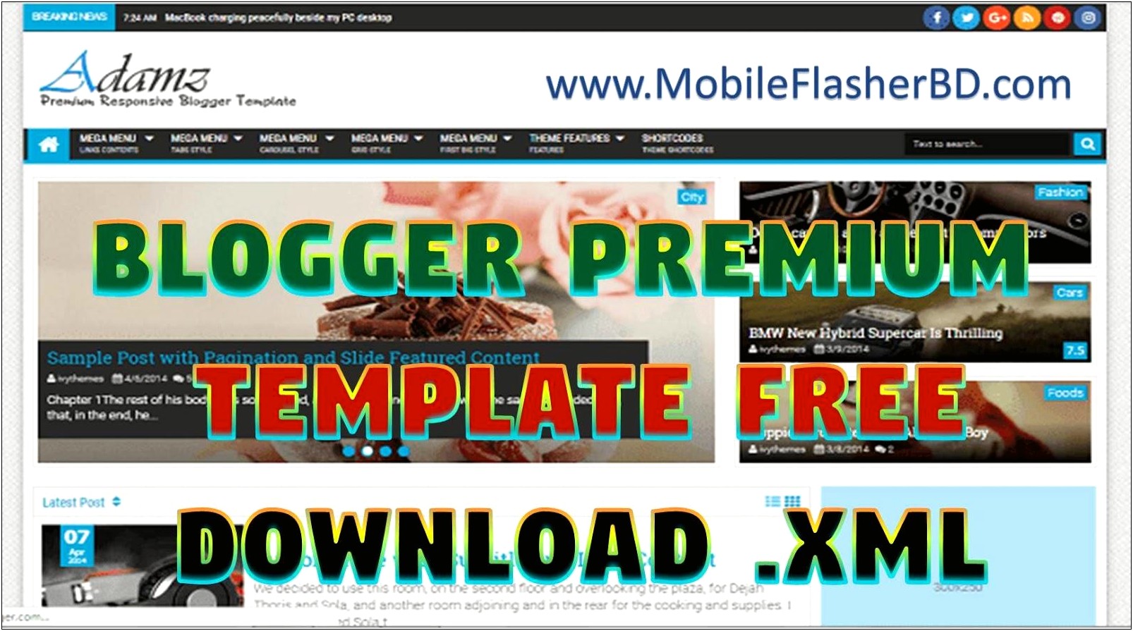 Premium Blogger Templates 2014 Free Download