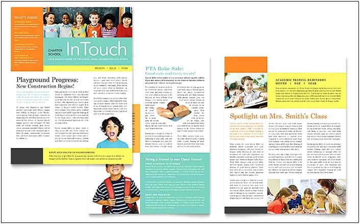 Primary School Newsletter Templates Free Download
