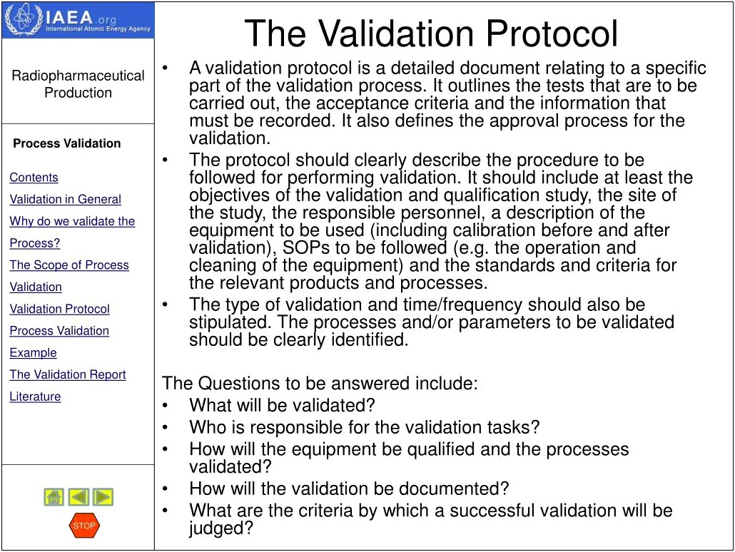 Process Validation Protocol Template Free Download