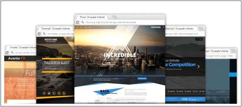 Professional Web Page Templates Free Download