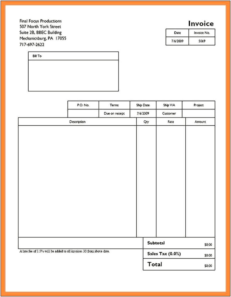 Quickbooks Download An Excel Template For Work Order