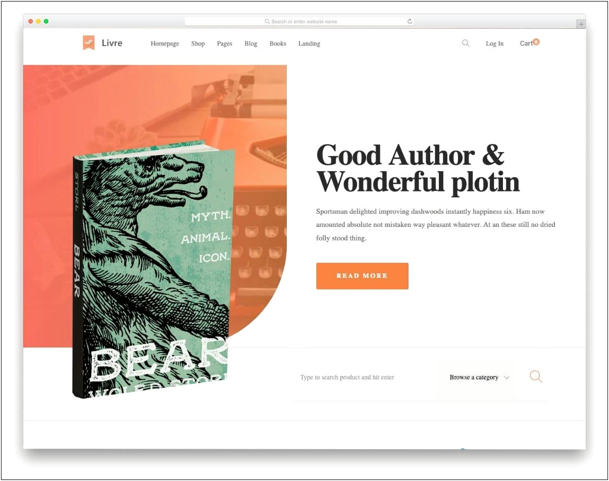 Re Web Templates Download For Bookstore
