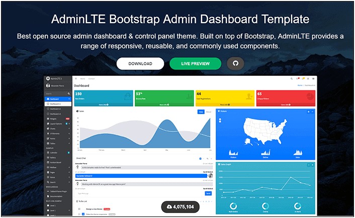 Real Estate Admin Template Free Download