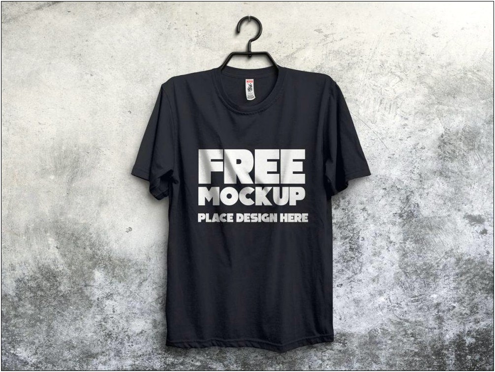 Realistic T Shirt Template Free Download