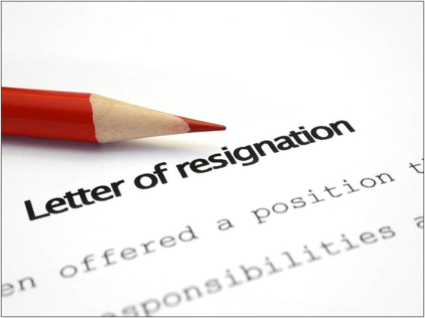 Resignation Letter Template Microsoft Word Download