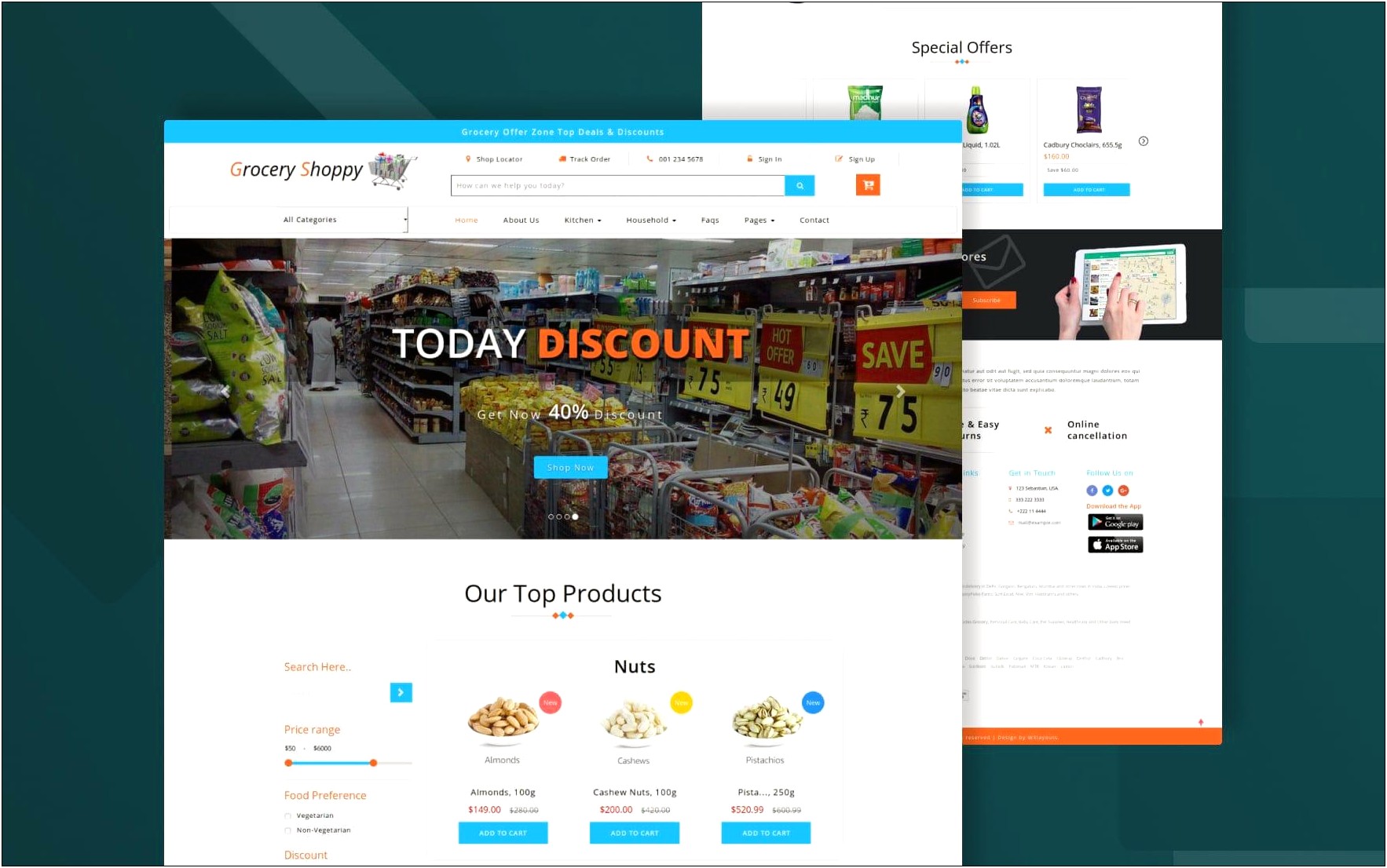 Responsive Ecommerce Template Bootstrap Free Download