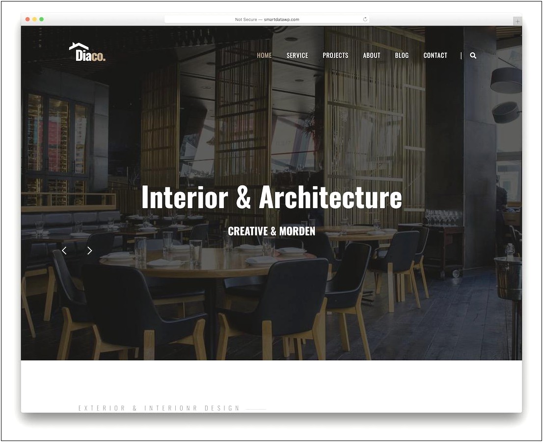 Responsive Interior Design Templates Free Download