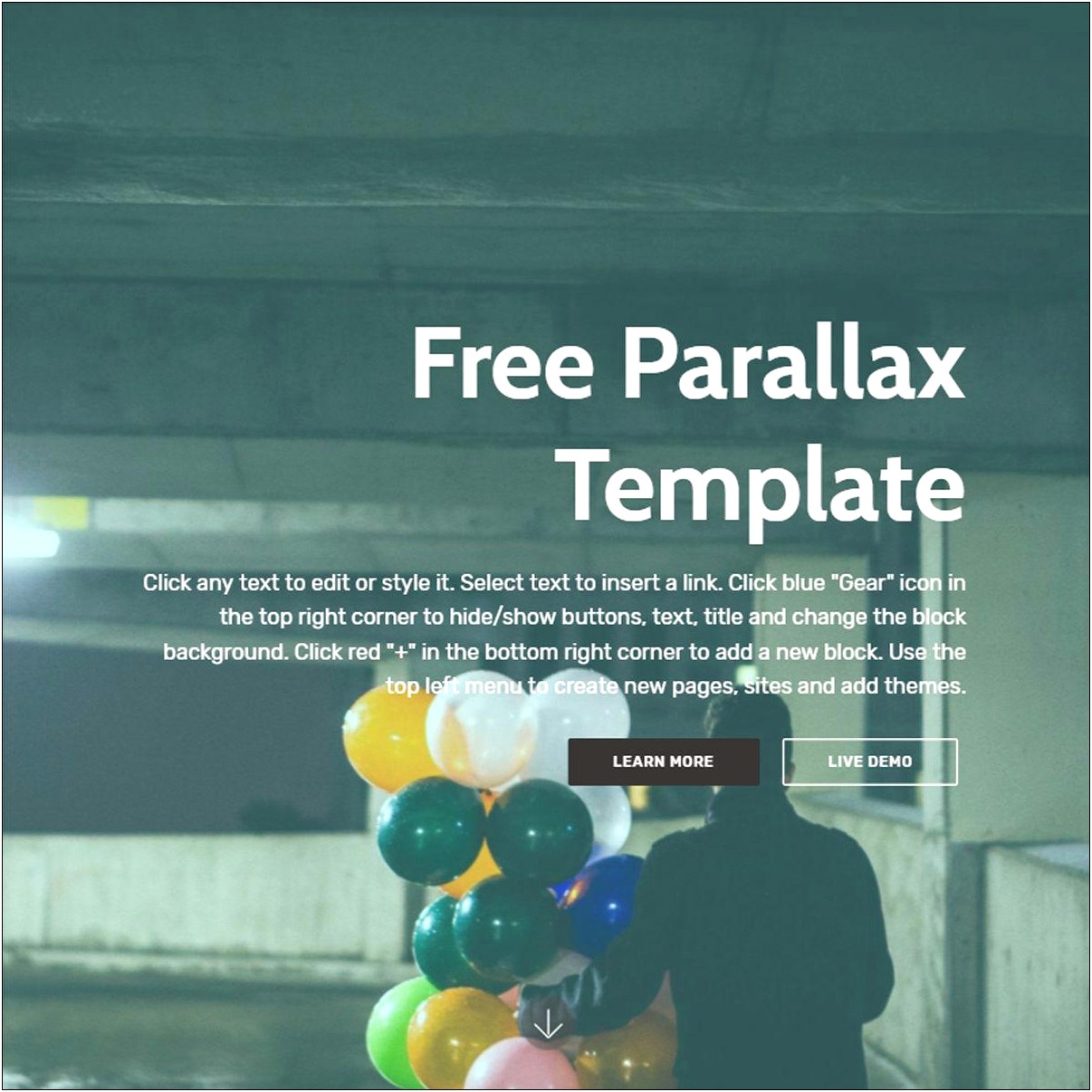 Responsive Parallax Html Template Free Download