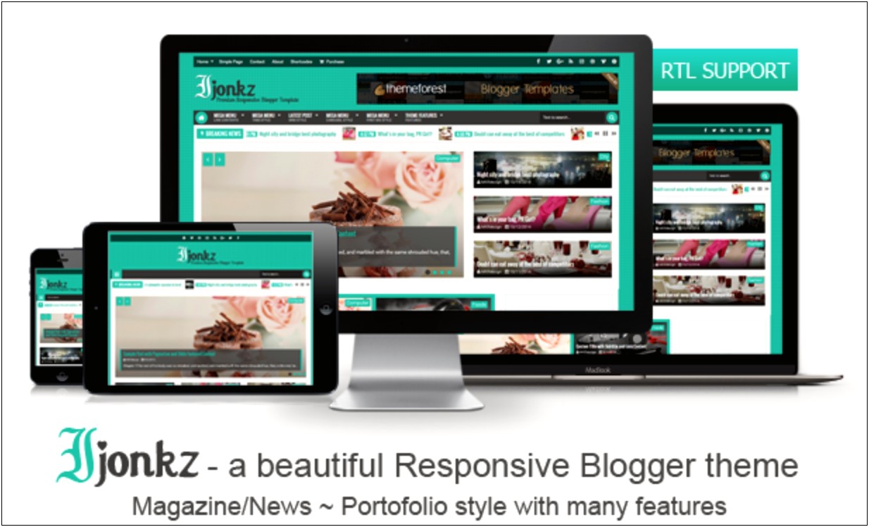Responsive Template Free Download For Blogger