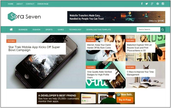 Responsive Templates Free Download For Blogger