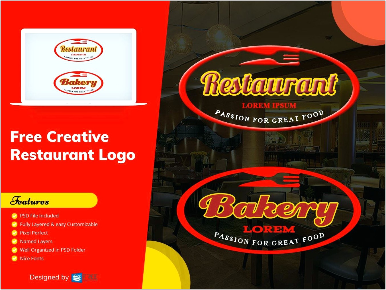 Restaurant Logo Psd Templates Free Download
