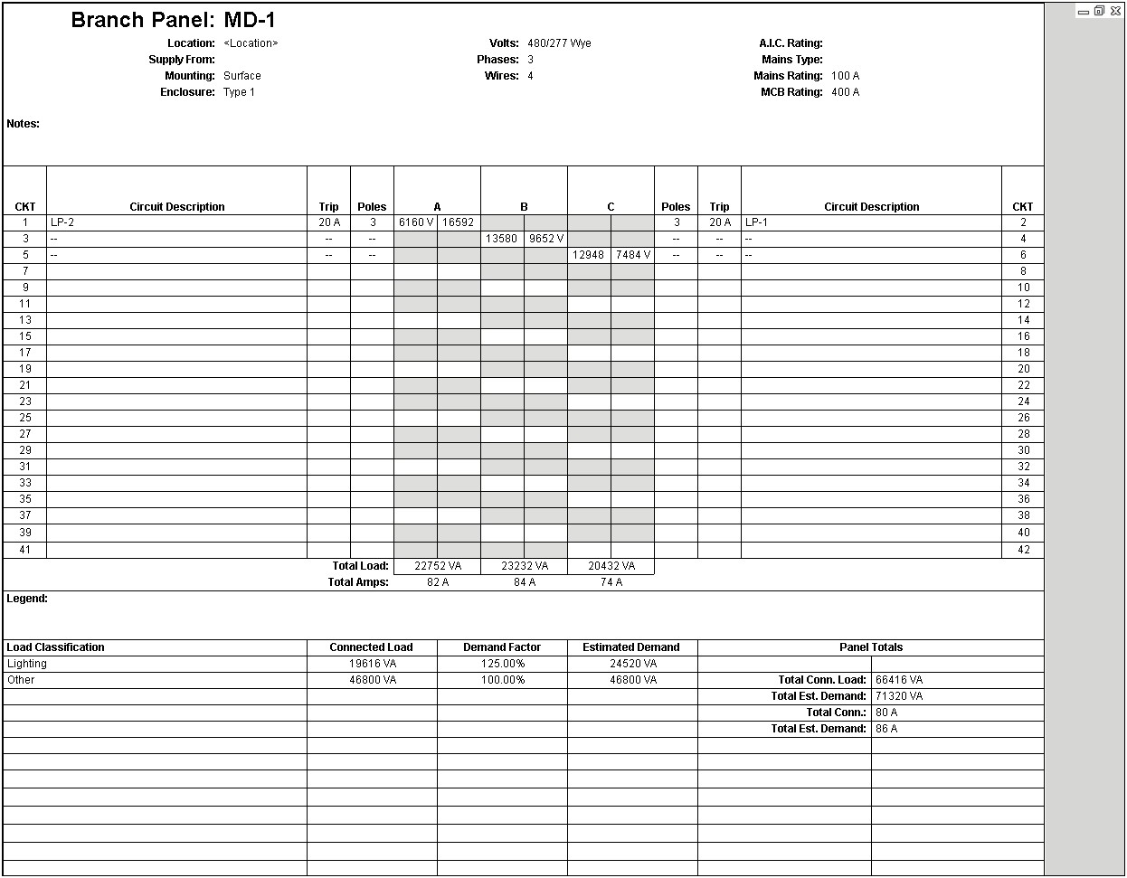 Revit Electrical Panel Schedule Template Download