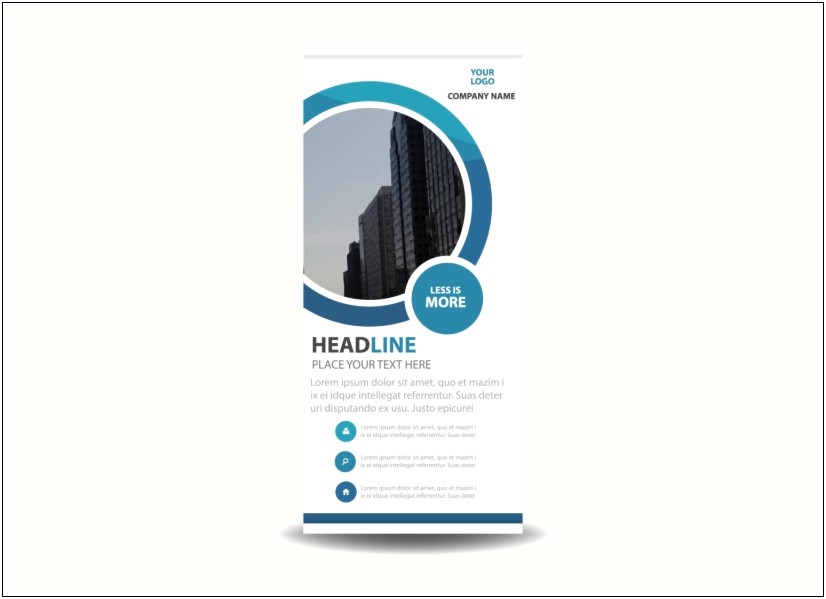 Roll Up Banner Design Template Download