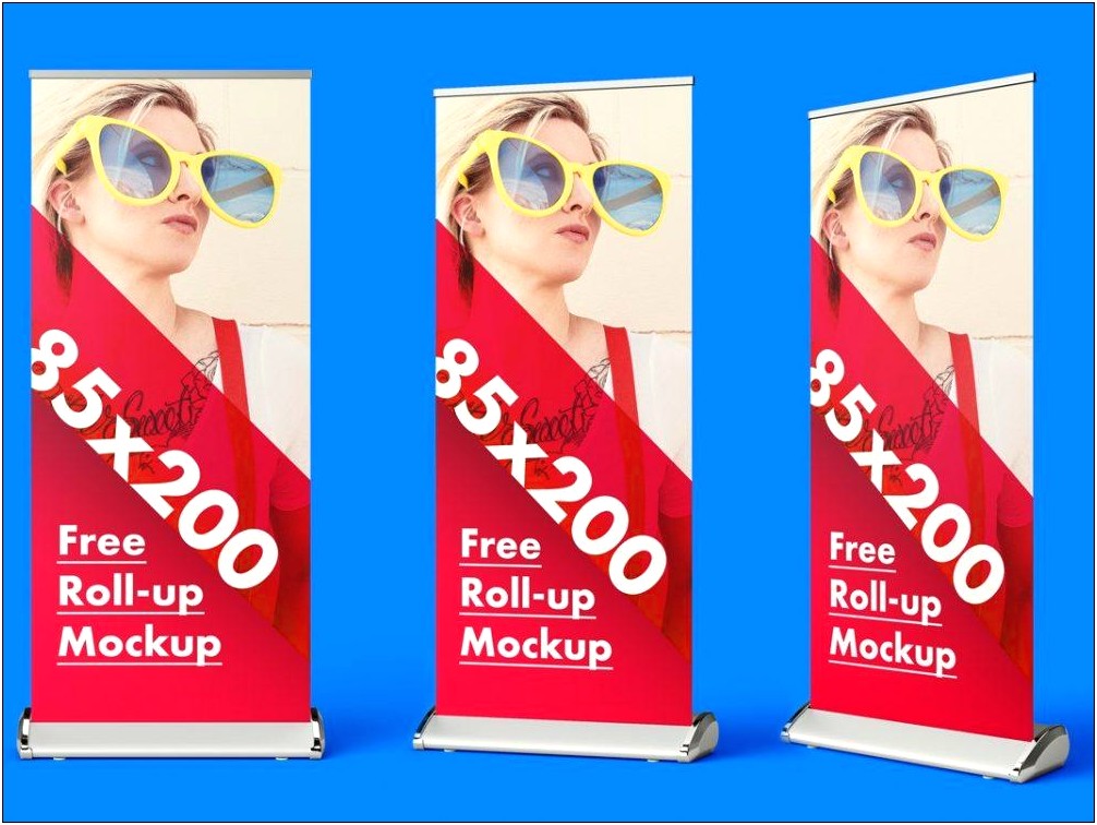 Roll Up Template Psd Free Download