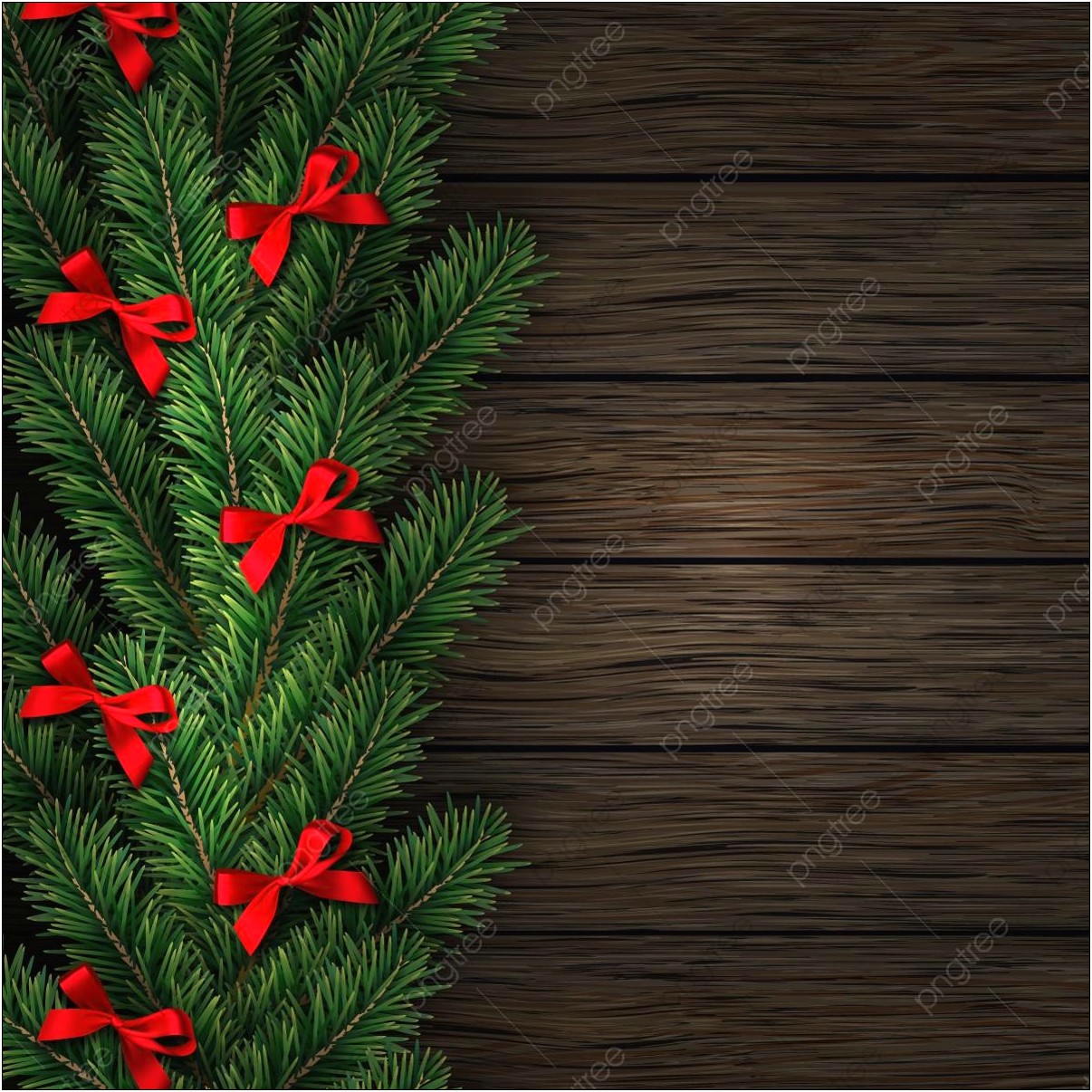 Rustic Christmas Card Template Free Download