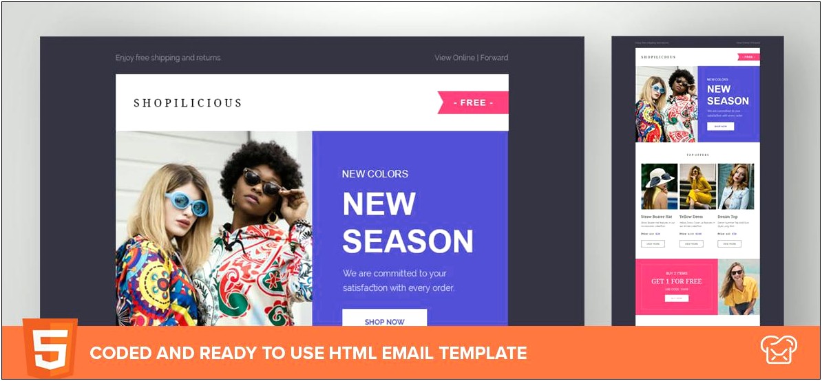 Sale Product Template Email Marketing Html Code Download