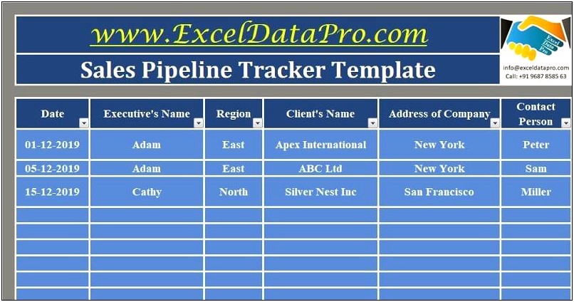 Sales Action Plan Template Excel Download