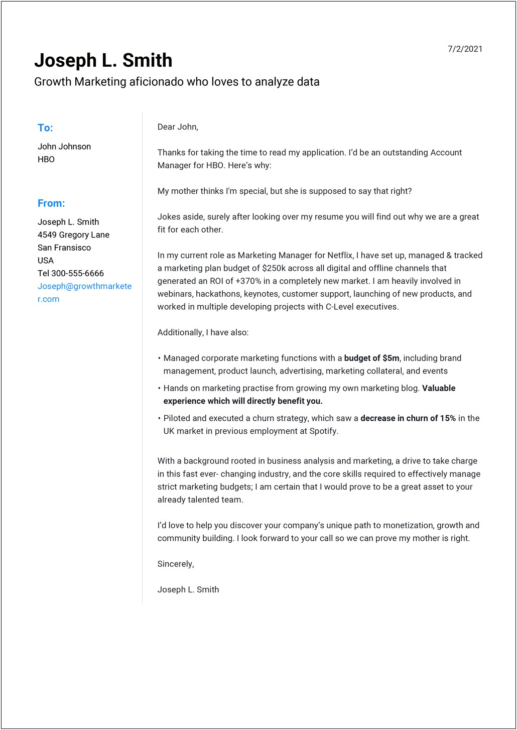 Sample Cover Letter Template Microsoft Word