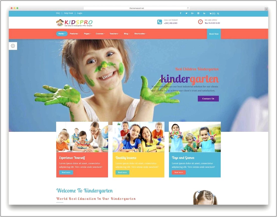 School Html Css Templates Free Download