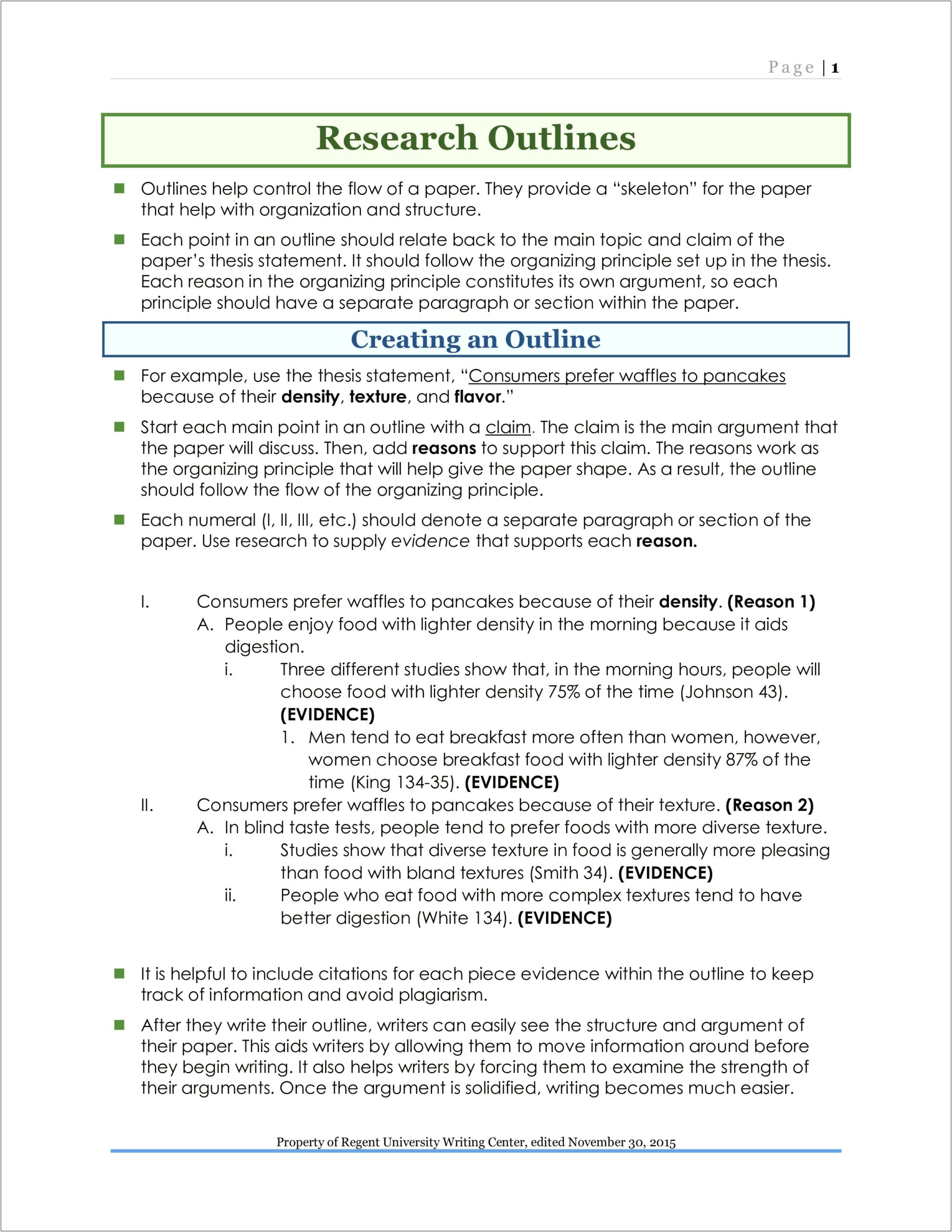 Scientific Research Paper Outline Template Pdf Download