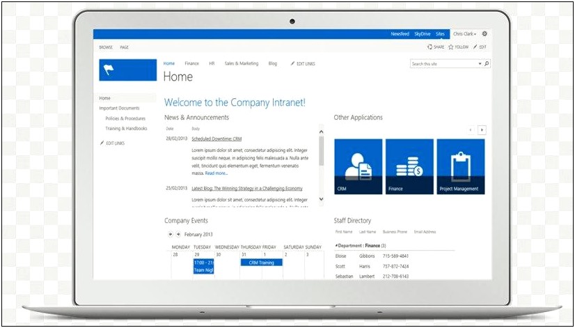 Sharepoint 2013 Intranet Template Download Free
