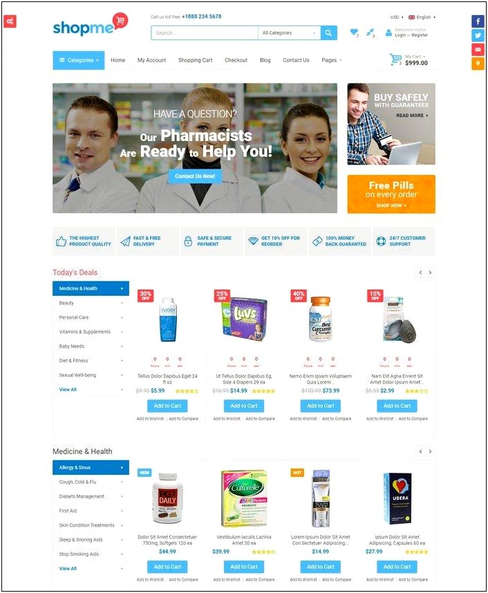 Shopping Templates Free Download In Html5