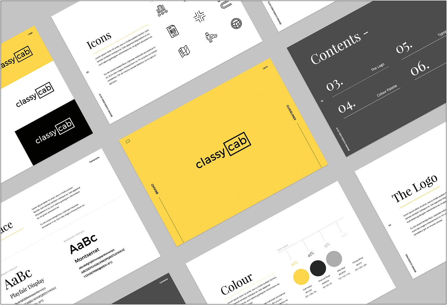 Simple Brand Style Guide Template Download