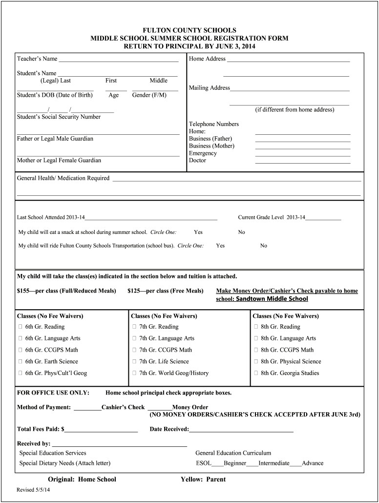 Simple Registration Form Templates Free Download