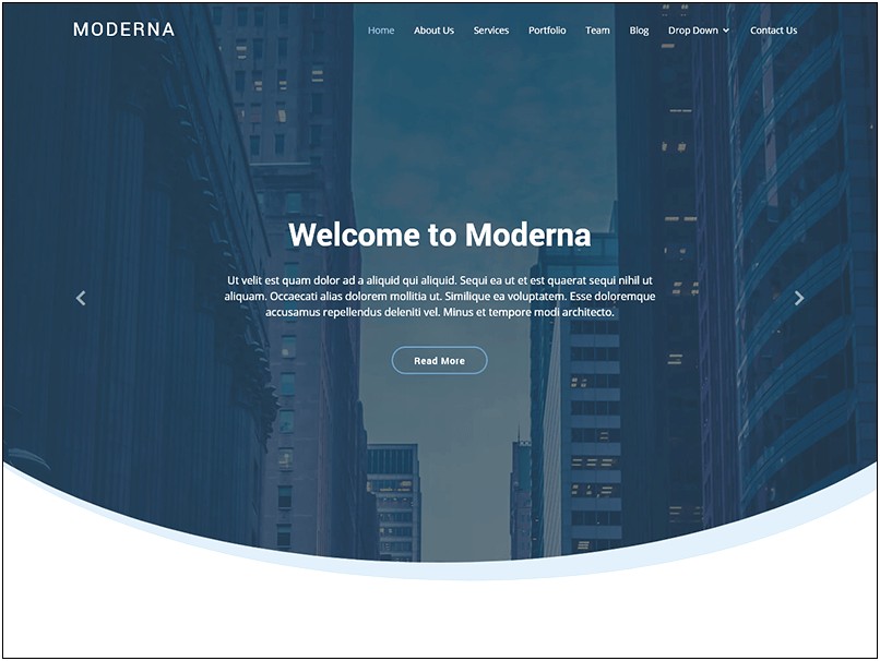 Simple Responsive Bootstrap Template Free Download