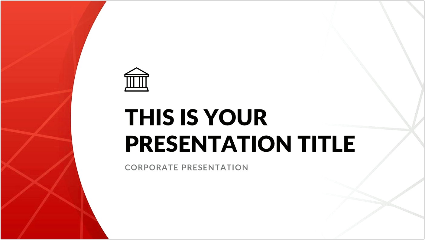 Simple White Powerpoint Templates Free Download